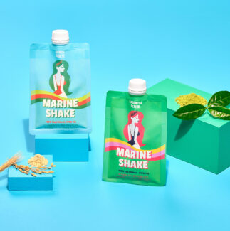 MARINE SHAKE Set 마린쉐이크 체험패키지 (곡물맛 + 녹차맛)